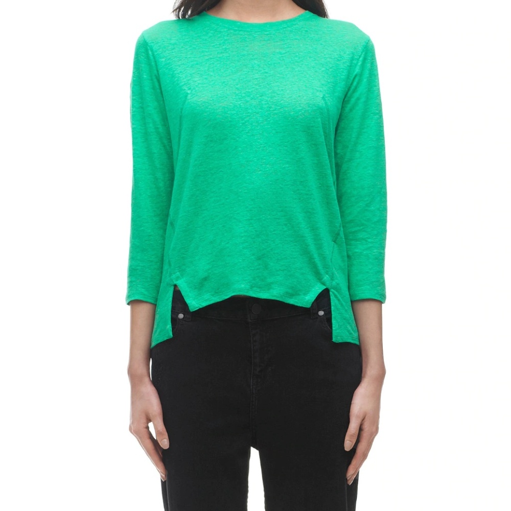 Whistles 100% Linen Knit Sweater Small Lightweight Breathable Coastal Knit